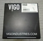 Vigo Waterfall Single-handle Vessel Sink Faucet With Clear Glass Disk Brushed. Fixed Price $172.49.