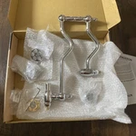 Kingston Brass KS2101RKZ Wall Mount Pot Filler Faucet With Knurled Handle Chrome. Fixed Price $199.50.