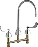 Chicago Faucets 786-GN8AE29ABCP Kitchen 1/2" Ecast 2.2GPM Npsm. Fixed Price $633.36.