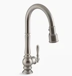 Kohler K-99261-VS Artifacts 1.5 Gpm Pull Down Kitchen Faucet Vibrant Stainless. Fixed Price $650.00.