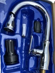 Single-handle Pull Down Spray Kitchen Faucet Glacier Bay Kagan No Soap Dispenser. Fixed Price $44.95.