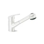 Hamat 3-2861 Everest Kitchen Faucet W/pull-out Spray White Finish. Fixed Price $250.00.