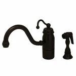 Whitehaus 3-3165-SPR-CORB Beluga 9" Single Handle Faucet With Traditional Curved. Fixed Price $526.48.