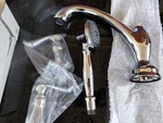 Delta Linden Roman Tub Faucet Hole With Hand Sprayer Chrome T4794. Fixed Price $209.00.