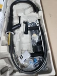 Delta Westville Single Hole Pull Down Kitchen Faucet 9110-BL-DST -matte Black. Fixed Price $250.00.