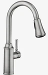 Moen Conneaut 87801SRS - One Handle Pulldown Kitchen Sink Faucet, Stainless. Fixed Price $89.98.