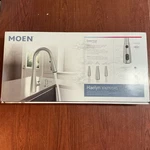 New Moen Haelyn 87627EISRS Pulldown Kitchen Faucet Stainless W/colorcue B173. Fixed Price $149.95.