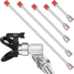 8 Pcs Airless Paint Sprayer Gun Tip Extension Pole Rod Set W/ Swivel Joint. Fixed Price $48.79.