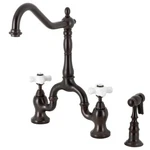 Kingston Brass KS775.PXBS English Country 1.8 Gpm Bridge Kitchen - Bronze. Fixed Price $708.47.
