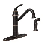 Moen 87999BRB Wetherly One-handle High Arc Kitchen Faucet, Mediterranean Bronze. Fixed Price $123.99.