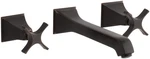 Kohler KT4483S2BZ Memoirs Wallmount Bathroom Sink Faucet Trim With Cross Handles. Fixed Price $644.99.