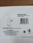 Delta 676-SSLHP-DST Stryke 1.2 Gpm Hole Faucet, Handle, Stainless. Fixed Price $142.49.