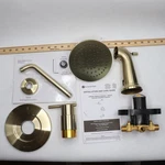 Glacier Bay Tub & Shower Faucet Brushed Nickel 1-SPRAY 1-HANDLE HD873X-5D4405. Fixed Price $82.32.