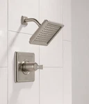 Delta T14251-SP Dryden 1-HANDLE 1-SPRAY Head Shower Faucet Trim Kit, Stainles. Fixed Price $59.00.