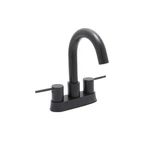 Huntington Brass W4423849-2 Matte Black Euro 4" Center Set Faucet New. Fixed Price $75.00.