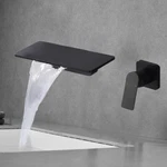 Waterfall Spout Bathroom Sink Faucet Basin Vanity Single Handle Vessel Mixer Tap. Fixed Price $112.96.