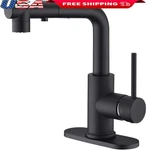 Pull Down Kitchen Faucet 360 Swivel Single Handle Spray Modes Brass Sink Tap Us. Fixed Price $127.98.