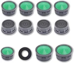New Viral Trending Faucet Aerator 2.2 Gpm 20PCS Kitchen Bathroom Filter Fast Shi. Fixed Price $8.56.