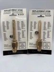 Central Brass K-3-CT Replacement Spindle Stem Assembly Lot Of 2. Fixed Price $40.95.