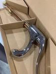 New Lavatory Faucet, Laguna Brass, Single Handle.. Fixed Price $15.00.