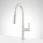 Bok Single-hole Pull-down Kitchen Faucet Stainless Steel. Fixed Price $99.00.