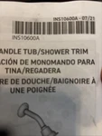 Niob Moen Matte Black Shower /tub Kit INS10600A. Fixed Price $68.00.