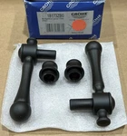 Grohe 18173ZB0 Bridgeford Faucet Handle Lever Pair Oil Rubbed Bronze Finish Nos. Fixed Price $54.99.