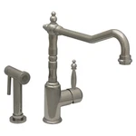 Whitehaus WH2070800 Jem 1.5 Gpm Hole Kitchen Faucet - Chrome. Fixed Price $329.00.