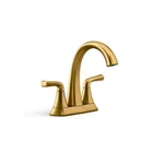 Kohler Sundae 4 In. Centerset Bathroom Faucet Vibrant Brushed Moderne Brass. Fixed Price $77.38.