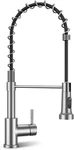Kitchen Faucet With Pull Down Sprayer, High Arc Single Hole Handle. Fixed Price $54.46.
