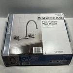 Glacier Bay Builders Double-handle Wall Mount Standard Kitchen Faucet Chrome. Fixed Price $69.99.
