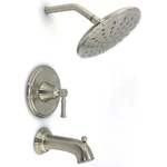 Moen Dartmoor Brushed Nickel Tub/shower Trim Set Rain Head T2283EPBN. Fixed Price $87.98.