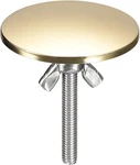 Uxcell 1 Piece Kitchen Sink Hole Covers, Zinc Alloy Faucet Gold. Fixed Price $12.56.