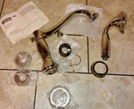 Delta T4797-LHP H695 Cassidy Roman Bathtub Filler Trim With Hand Shower No Hose. Fixed Price $70.00.