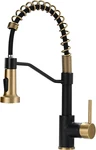Matte Black Kitchen Faucet With Pull Down Sprayer For Rv And Farmhouse. Fixed Price $136.99.