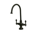 Kingston Brass KS176.ALLS Vintage 1.8 Gpm Hole Kitchen Faucet - Bronze. Fixed Price $311.97.