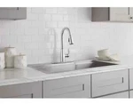 Glacier Bay Mckenna Single-handle Pull Down Sprayer Kitchen Faucet Chrome Finish. Fixed Price $69.95.