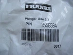 Franke 1556594 Plunger Ode 3/2. Fixed Price $21.99.