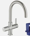 Grohe Blue Duo Single-handle Pull Down Kitchen Faucet Spray 413693DC4. Fixed Price $1050.00.
