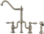 Whitehaus WHTTSLV3-9771-NT Twisthaus Plus 1.5 Gpm Widespread Nickel. Fixed Price $784.00.