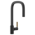Moen S74001BL Pull-down Faucet 1.5 Gpm Ss Deck Connection Matte Black. Fixed Price $929.17.