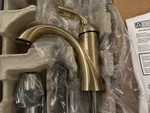 Delta 538-CZMPU-DST Single Handle Lavatory Faucet W/ Pop-up Champagne Bronze. Fixed Price $165.00.
