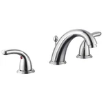 Glacier Bay Builders 8-INCH Widespread 2-HANDLE High-arc Bathroom Faucet Chrome. Fixed Price $46.95.