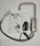 Kohler K-7519-VS Gooseneck Touchless Deck-mount Faucet W Mixer Vibrant Stainless. Fixed Price $449.95.