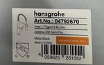 Hansgrohe 04792670 Joleena 1.75 Gpm Pre-rinse Kitchen Faucet, Matte Black*read*. Fixed Price $335.99.