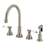 Kingston Brass KS279.BPLBS Bel-air 1.8 Gpm Widespread Kitchen Nickel. Fixed Price $357.47.