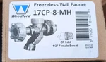 Woodford 17CP-8-MH Model Wall Faucet, 8-INCH, Inlet, Metal Handle. Fixed Price $29.99.