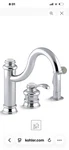 Rare New Kohler Fairfax Kitchen Faucet 12195 Chrome.remote Valve .side Spray. Fixed Price $550.00.
