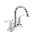 Glacier Bay Bettine 4" Centerset 2 Handle High-arc Bathroom Faucet Chrome Finish. Fixed Price $22.00.