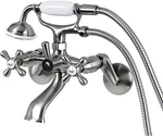 Kingston Brass KS266SN Clawfoot Tub Faucet With Hand Shower, Adjustable In.. Fixed Price $250.00.